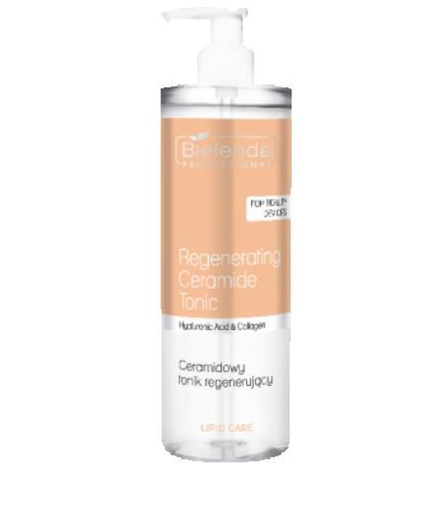 Bielenda Professional, ceramidowy tonik regenerujący do twarzy, 500 ml