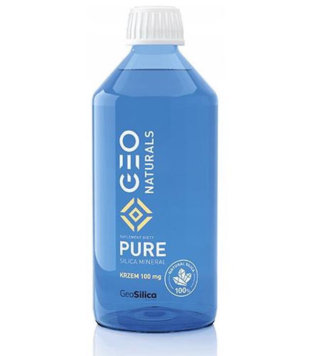 Geonaturals Pure Silica Mineral Krzem 100 mg - 500 ml - cena, opinie, właściwości
