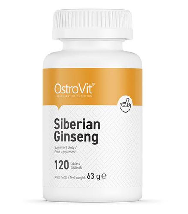 OstroVit Siberian Ginseng - 120 tabl. - cena, opinie, właściwości