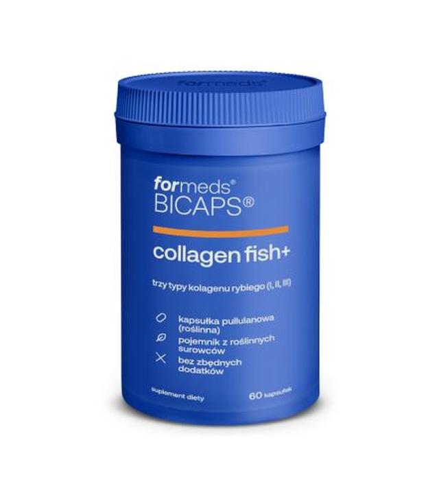 Bicaps Collagen Fish+, kapsułki, 60 sztuk