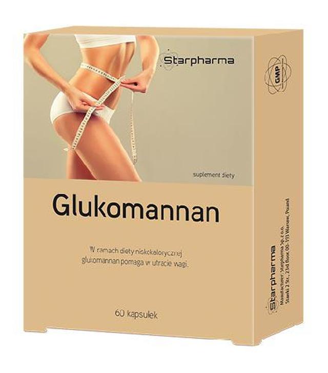 Starpharma Glukomannan, 60 kaps., cena, opinie, właściwości