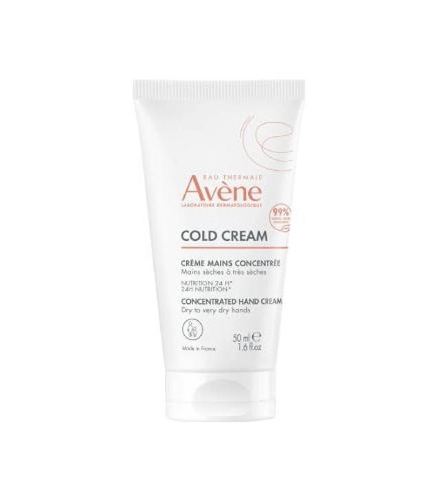 Avene Cold Cream Skoncentrowany Krem do rąk do suchej i zniszczonej skóry dłoni, 50 ml