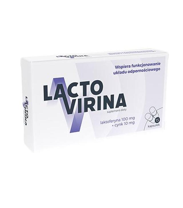 Lactovirina - 15 kaps. - cena, opinie, właściwości