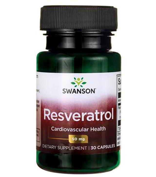 SWANSON Resveratrol 50 mg - 30 kaps.
