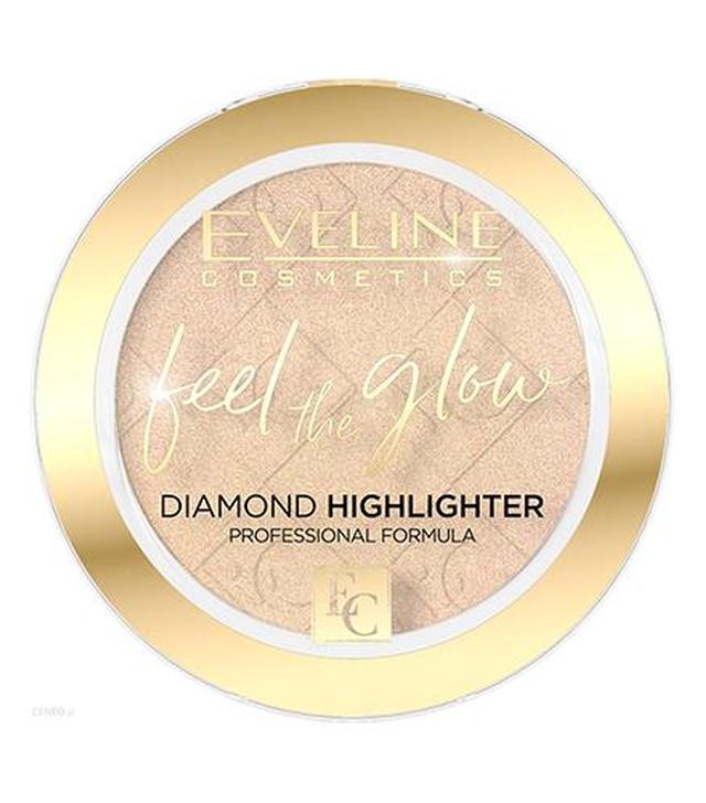 Eveline Cosmetics Feel The Glow Rozświetlacz w kamieniu 03 Rose Gold, 1 szt., cena, opinie, stosowanie