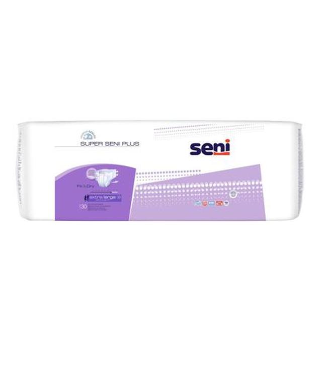 Super Seni Plus XL Pieluchomajtki dla dorosłych - 30 szt. - cena, opinie, właściwości