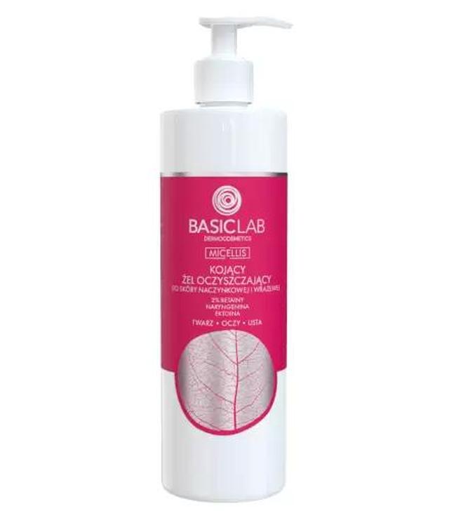 BasicLab Micellis żel oczyszczający do skóry naczynkowej i wrażliwej, 300 ml