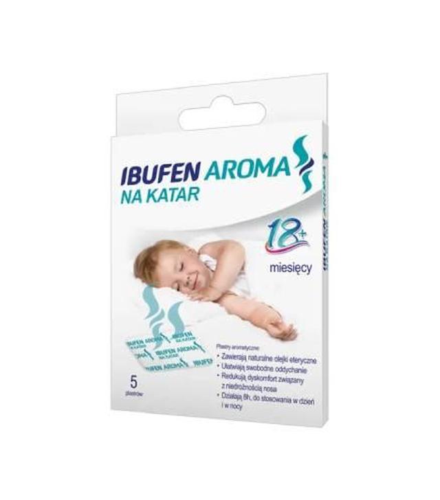 Ibufen Aroma na katar+, plastry, 5 sztuk