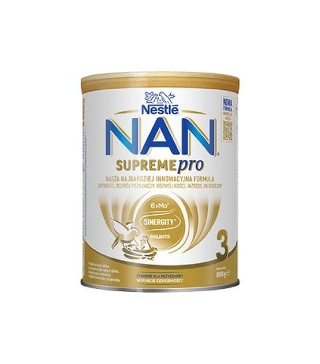 NAN SUPREMEPRO 3 Produkt na bazie mleka przeznaczony dla małych dzieci, 800 g