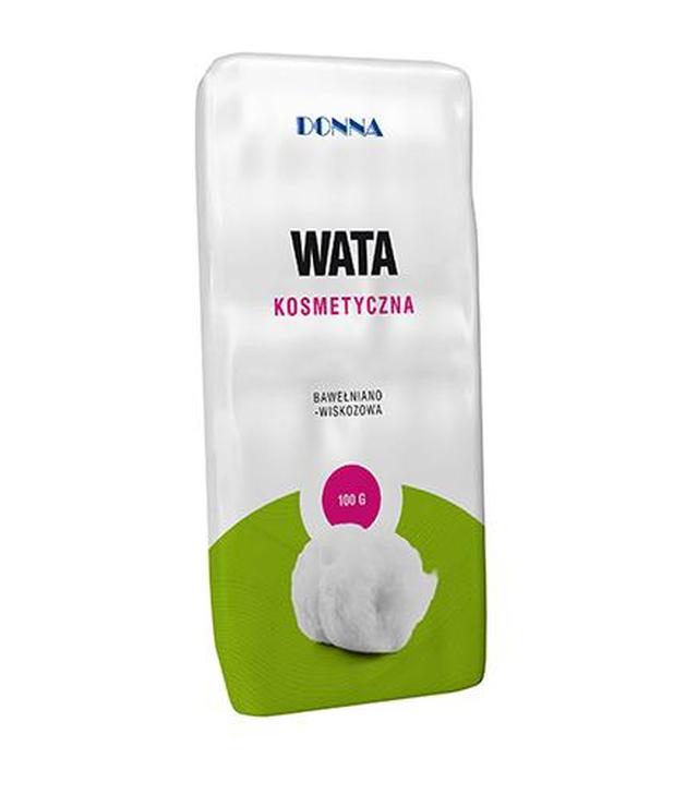 Donna Wata kosmetyczna bawełniano - wiskozowa - 100 g - cena, opinie, właściwości