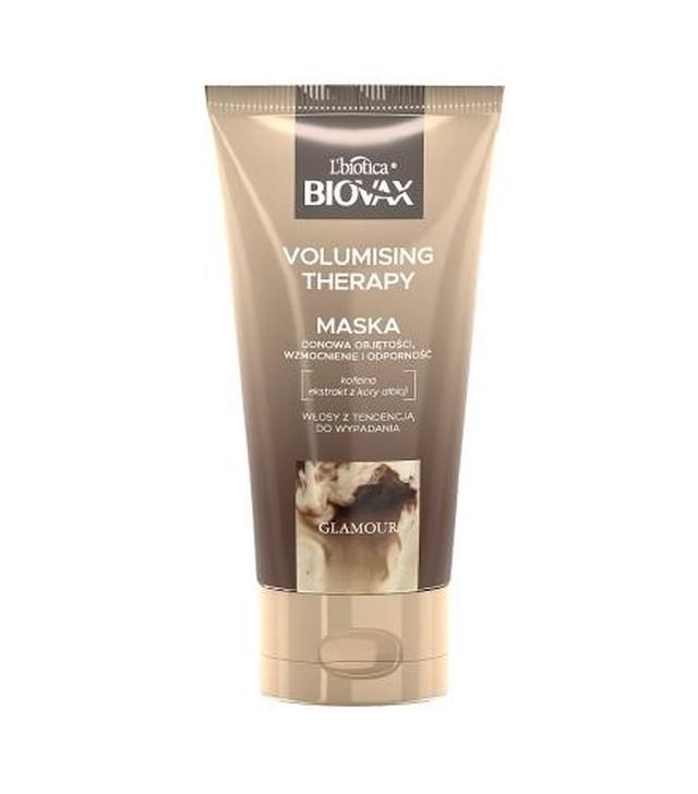 L'biotica Biovax Glamour Voluminising Therapy Maska do włosów, 150 ml