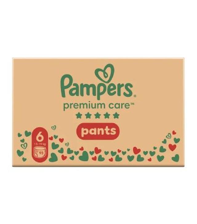 Pampers Premium Care Pieluchomajtki rozmiar 6, 13-19 kg, 93 sztuki