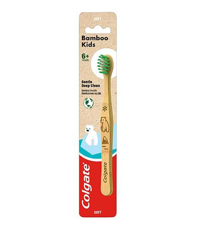 Colgate Bamboo Kids Soft Szczoteczka do zębów 6 +, 1 szt., cena, opinie, właściwości