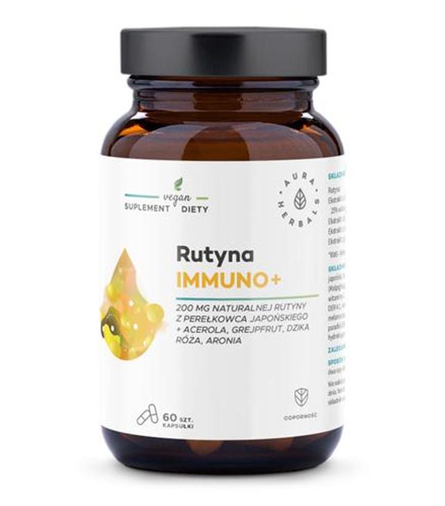 Rutyna Immuno+, kapsułki 60 szt., cena, opinie, składniki
