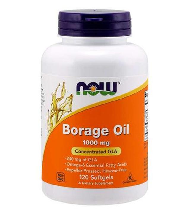 NOW FOODS Borage oil 1000 mg - 120 kaps.