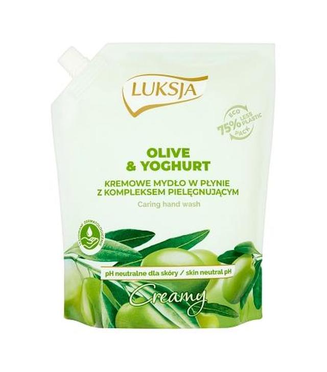 Luksja Creamy Olive & Yoghurt Kremowe mydło w płynie zapas - 900 ml - cena, opinie, właściwości