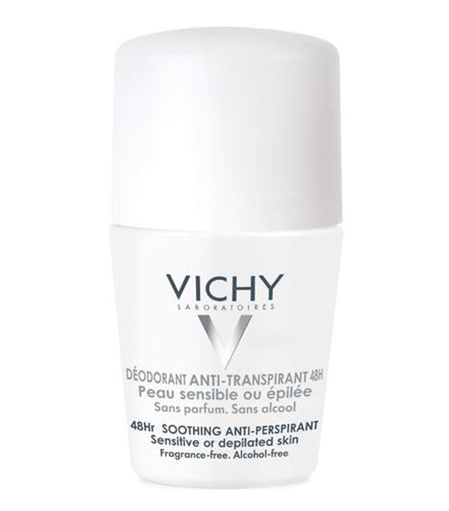 VICHY Dezodorant antyperspirant w kulce 48H dla skóry wrażliwej lub depilowanej - 50 ml - cena, wskazania, właściwości