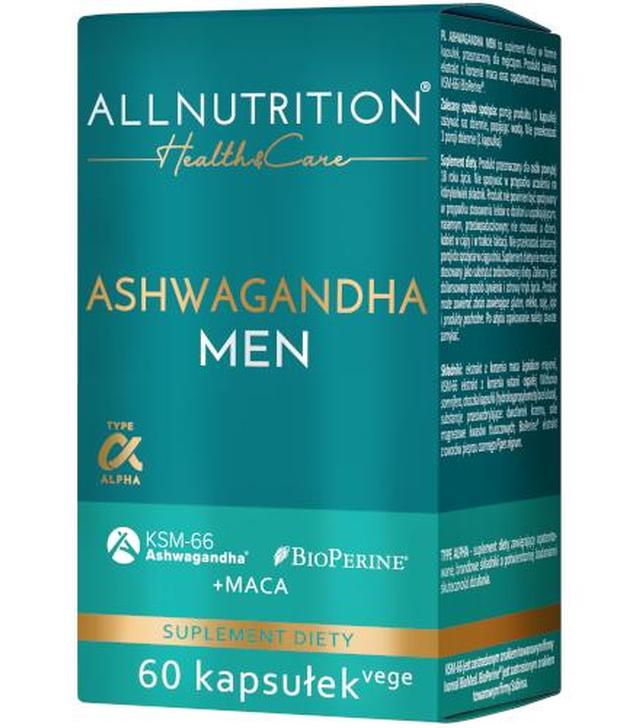 Allnutrition Health & Care Ashwagandha Men, 60 kapsułek