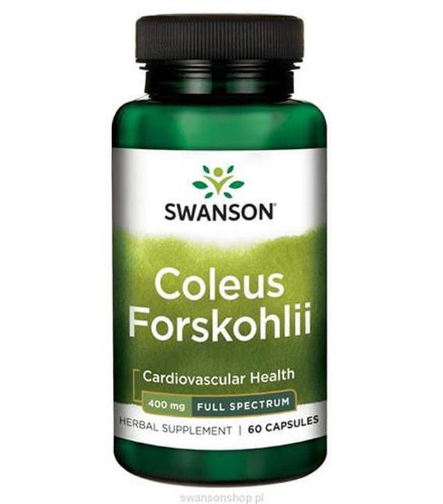SWANSON Full Spectrum Coleus Forskohlii 400 mg - 60 kaps.
