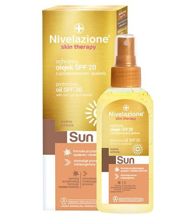 Nivelazione Skin Therapy Sun Olejek ochronny SPF 20 z przyśpieszaczem opalania - 150 ml - cena, opinie, właściwości