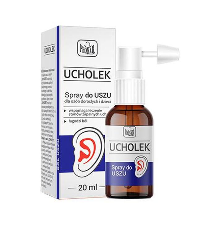 Prolab Ucholek Spray do uszu dla osób dorosłych i dzieci, 20 ml - ważny do 2025-08-31