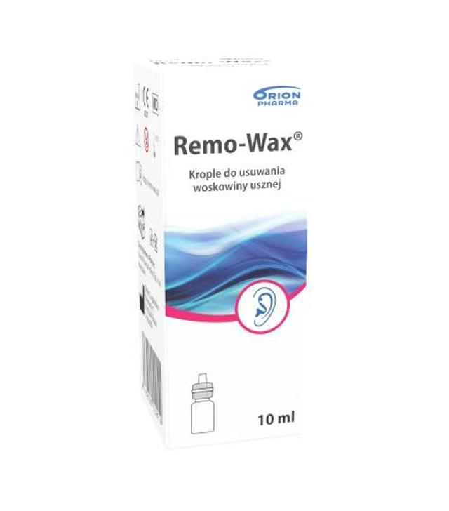 Remo-Wax Krople do usuwania woskowiny usznej (bez gumowej gruszki), 10 ml