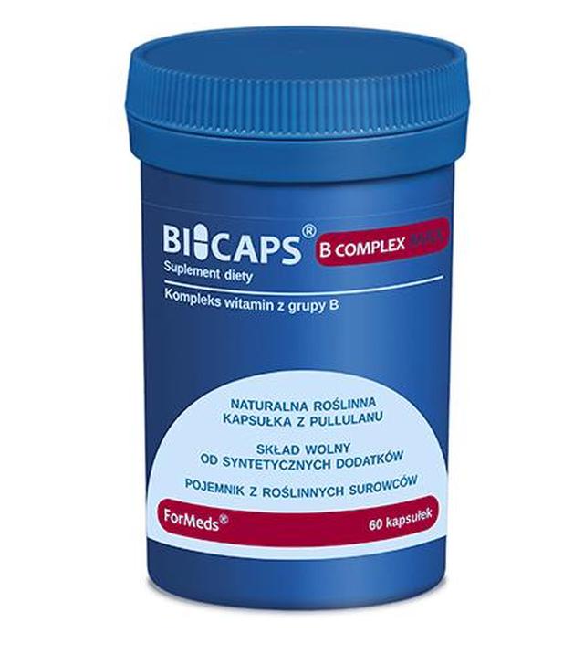 Bicaps B Complex Max - 60 kaps. - cena, opinie, działanie