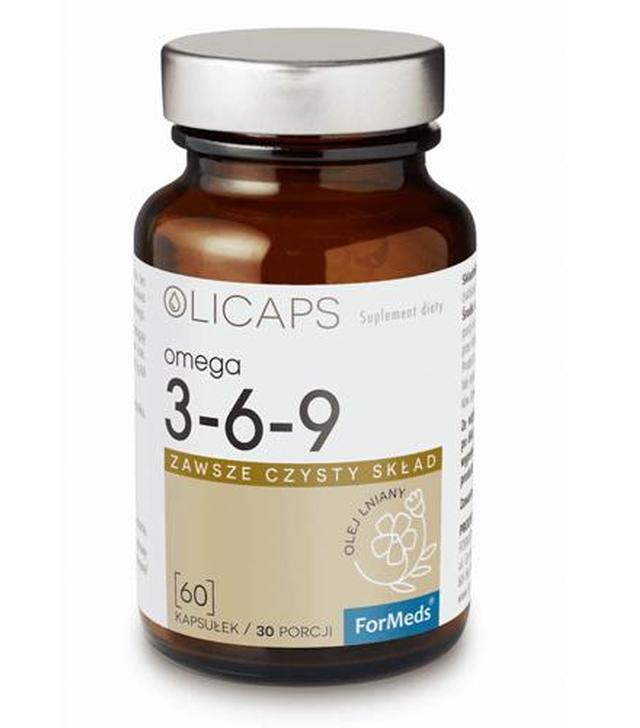OLICAPS Omega 3-6-9 - 60 kaps. - cena, opinie, właściwości