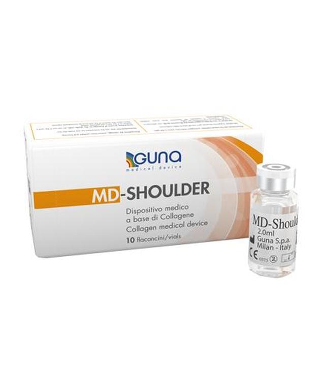 Md-Shoulder Wyrób medyczny na bazie kolagenu - 10 fiolek x 2 ml - cena, opinie, właściwości