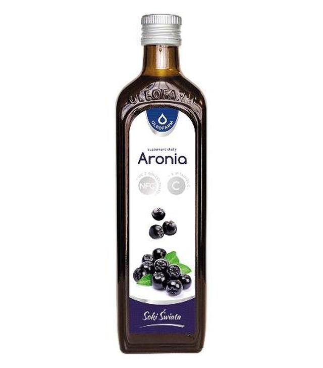 Oleofarm Sok Aronia z witaminą C, 490 ml, cena, opinie, właściwości - ważny do 2024-08-31