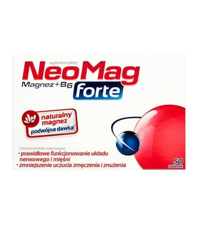 NEOMAG FORTE Magnez+B6, 50 tabletek