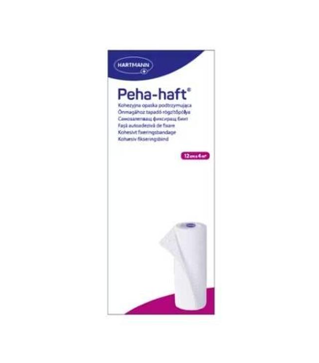 Peha-Haft, Opaska podtrzymująca kohezyjna 12 cm x 4 m, 1 sztuka