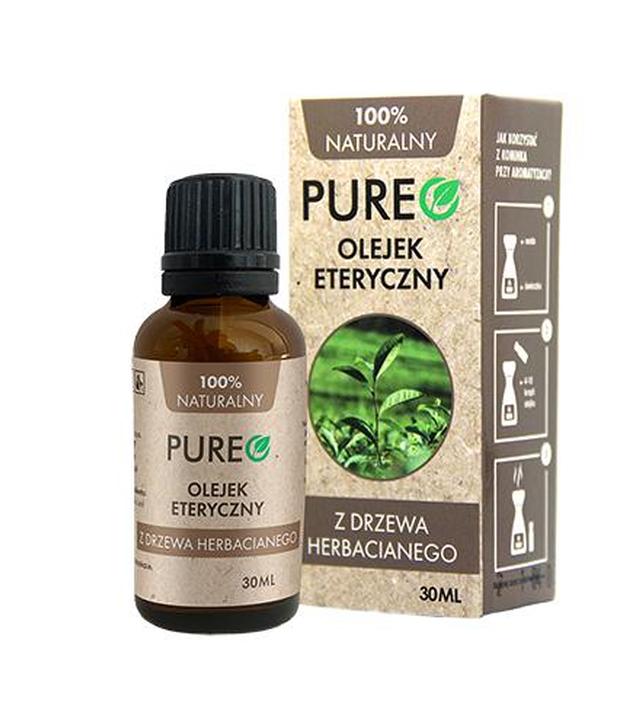 Pureo Naturalny Olejek eteryczny z drzewa herbacianego, 30 ml, cena, opinie, właściwości