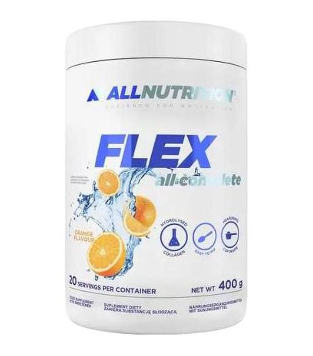 AllNutrition Flex all complete o smaku pomarańczowym, 400 g, cena, opinie, wskazania - ważny do 2025-10-30