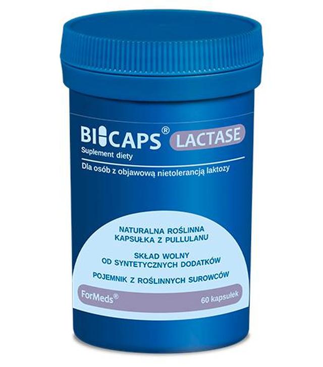 Bicaps Lactase, 60 kaps., cena, wskazania, właściwości