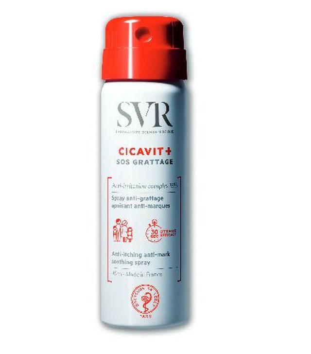 SVR Cicavit + Sos Grattage Kojący spray przeciwświądowy, 40 ml