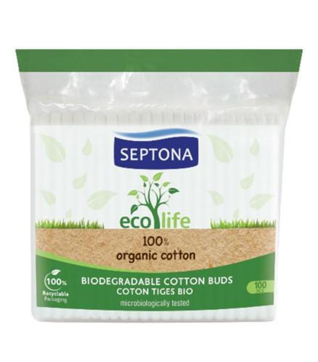 Septona Ecolife biodegradowalne patyczki higieniczne, 100  sztuk