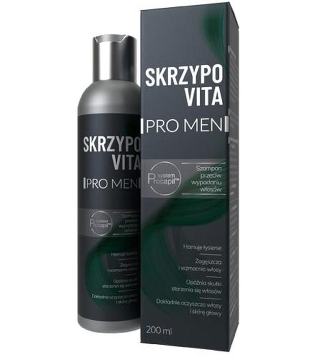 Skrzypovita Pro Men Szampon przeciw wypadaniu włosów - 200 ml - cena, opinie, skład - 1023916 - brak kartonowego opakowania