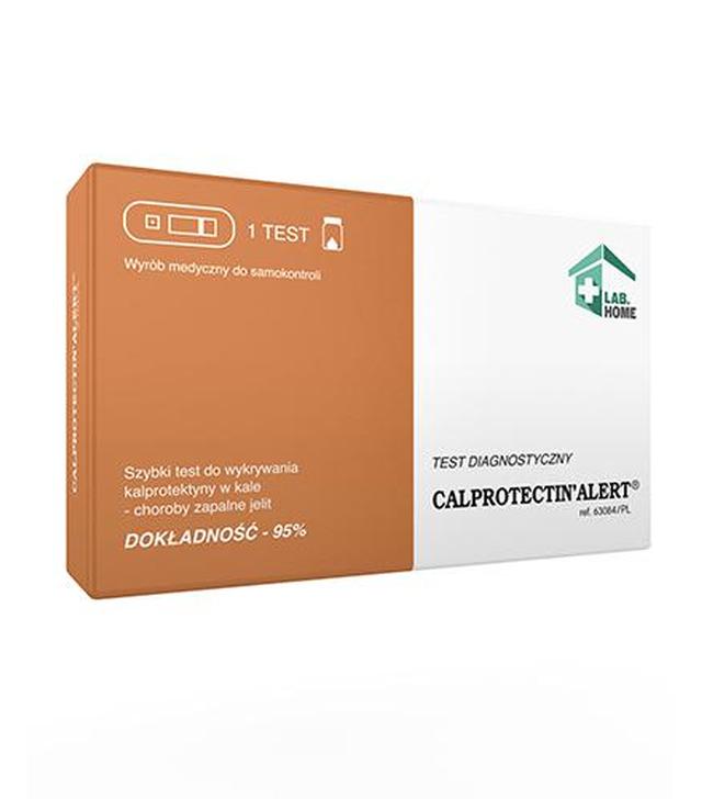 CALPROTECTIN'ALERT Test na kalprotektynę w kale, 1 szt., cena, wskazania, właściwości - 1017262 - zalana etykieta