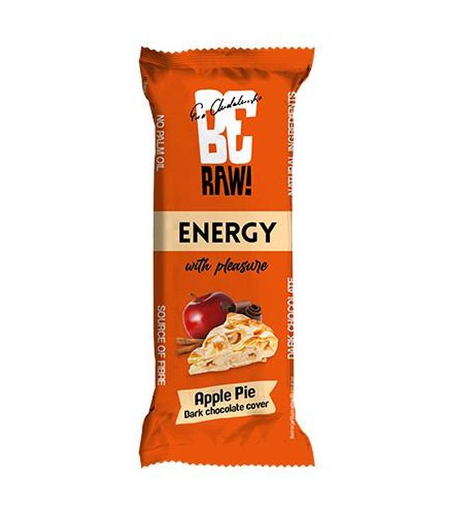 BeRAW! Energy Baton energetyczny Apple Pie, szarlotka, gorzka czekolada, 40 g