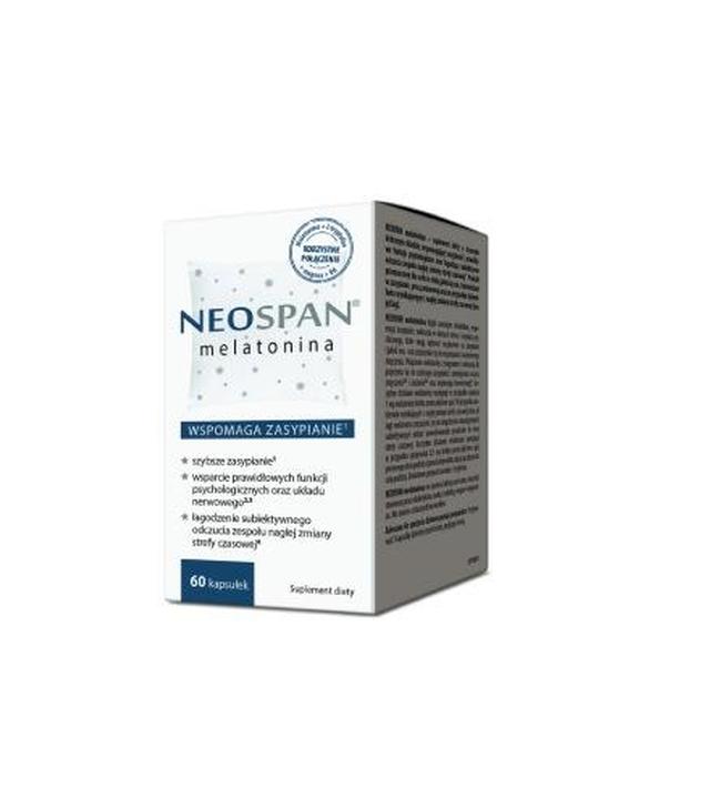 Neospan melatonina, 60 kapsułek