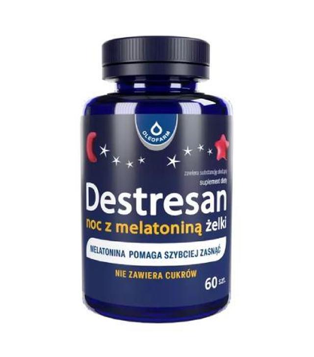 Destresan Noc Z Melatoniną żelki, 60 sztuk