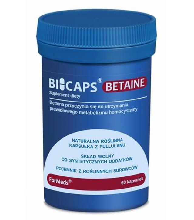 Bicaps Betaine, kapsułki, 60 sztuk