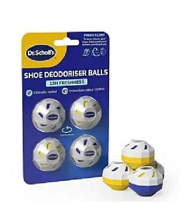 Dr. Scholl's Kule dezodorujące do butów, 4 sztuki