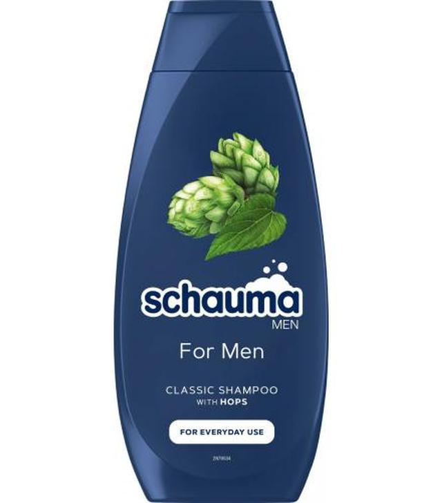 Schauma For Men Szampon z ekstraktem z chmielu do codziennego stosowania, 400 ml