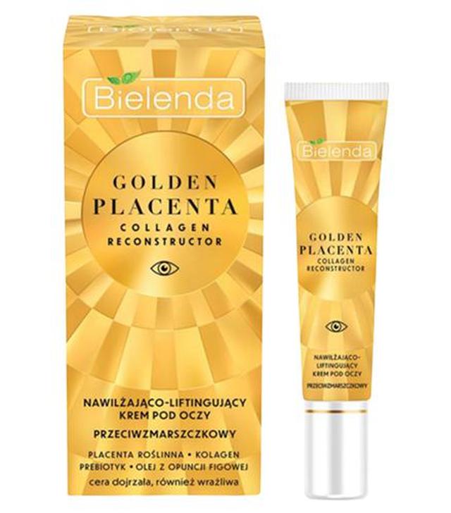Bielenda Golden Placenta Collagen Reconstructor Nawilżająco-Liftingujący Krem przeciwzmarszczkowy pod oczy, 15 ml cena, opinie, właściwości
