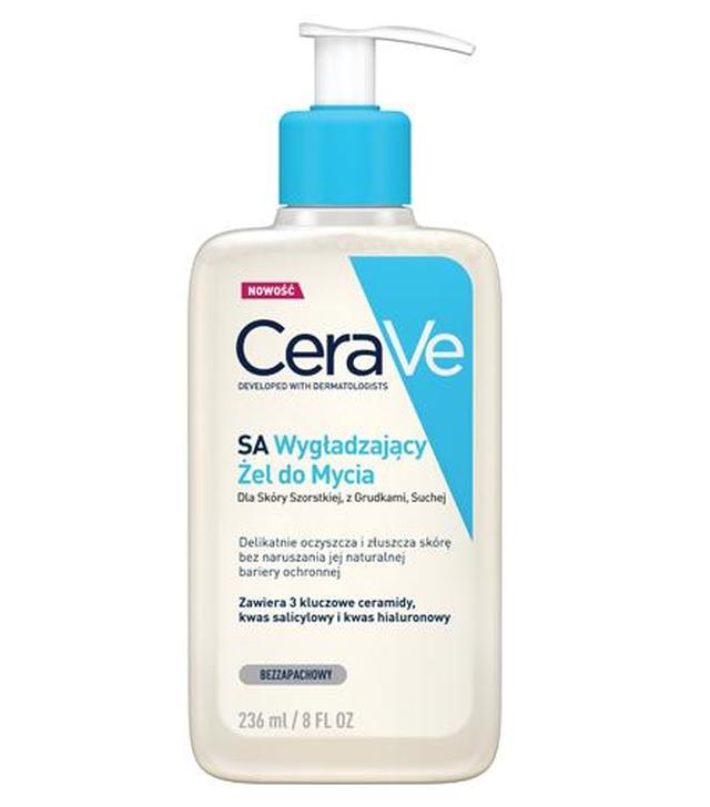 Cerave SA Żel wygładzający do mycia, 236 ml, do skóry suchej i wrażliwej