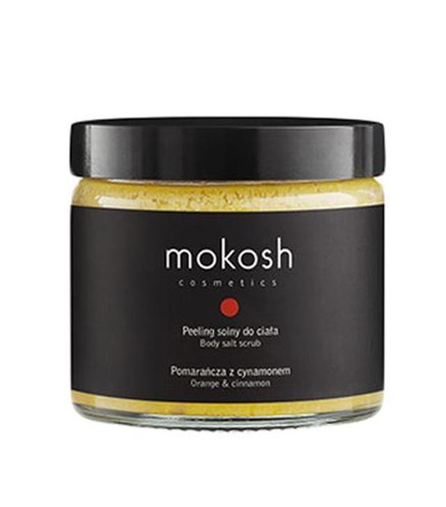 Mokosh Peeling solny do ciała Pomarańcza z cynamonem - 300 g - cena, opinie, właściwości - ważny do 2025-10-30