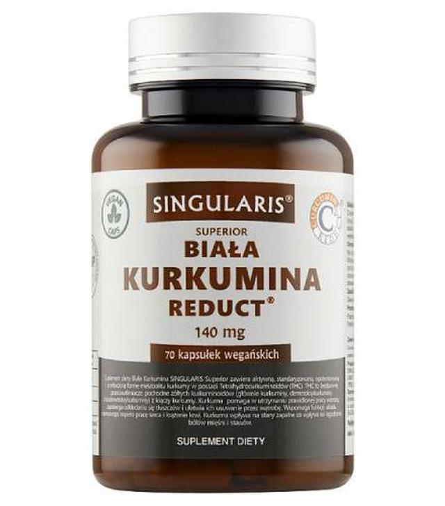 Singularis Biała kurkumina reduct 140 mg, 70 kapsułek wegańskich