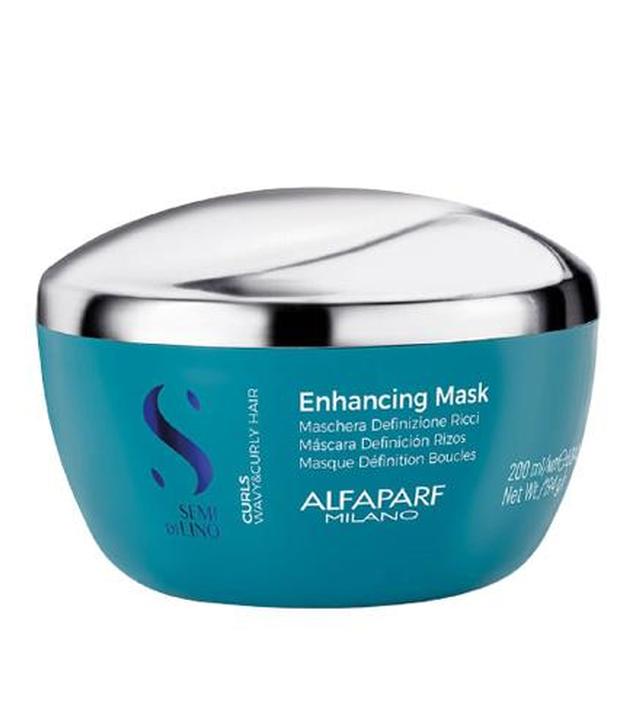 Alfaparf Semi Di Lino Curls Enhancing Mask - 200 ml - cena, opinie, stosowanie